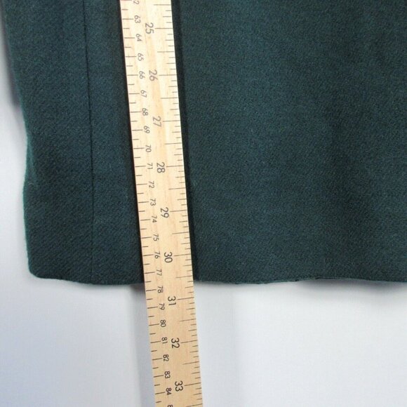 David Benjamin Blazer Jacket Womens 14 Dark Green Wool Long Sleeve Vintage 574 - Picture 10 of 11